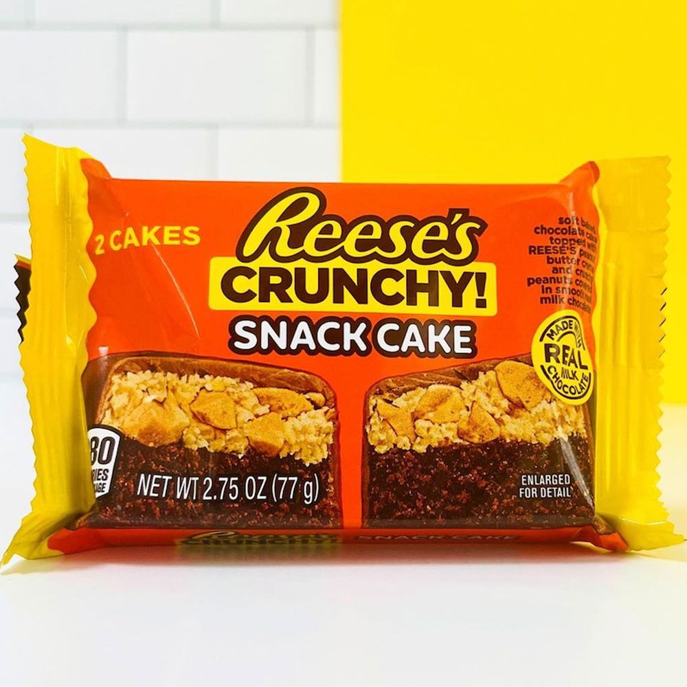 Hershey 12 Ct Reeses Snack Cakes Crunch