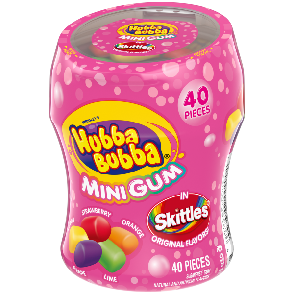 Hubba Bubba Skittles Gum 2.82Oz /4Ct