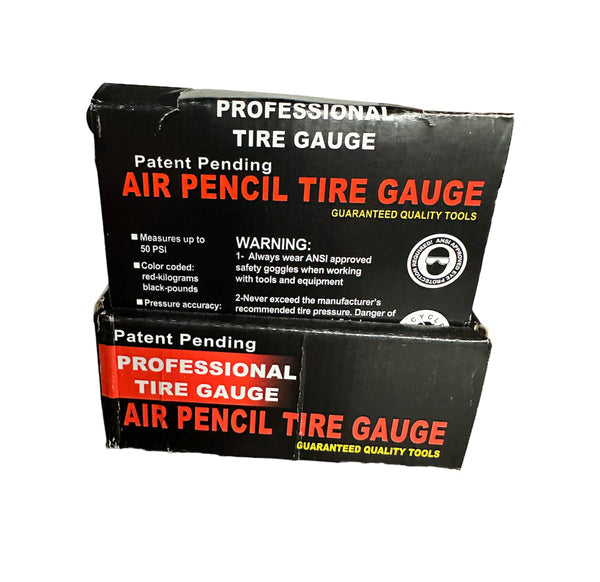 TIRE GAUGE GLASS AUTO 10TO100 PSI 48 CT