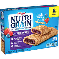 KEL NUTRI GRAIN STRAWBERRY 1.3 OZ / 8 CT