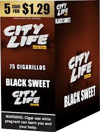 City Life 5F1.29 5Pk/ 15Ct Black Sweet