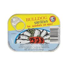 BULLDOG SARDINES IN WATER 3.75 OZ / 1 CT