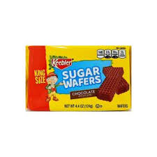 KEEBLER SUGER WAFERS chocolate 4.4OZ KING 9 CT