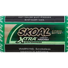 Skoal X-Tra LC Wintergreen Pouches 5 Ct