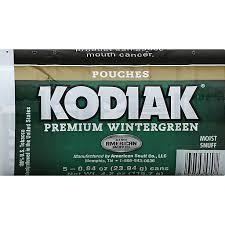 Kodiak 5 Ct Pouch Wintergreen