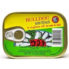 BULLDOG SARDINES IN SOYB 3.75 OZ / 1 CT