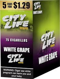 City Life 5F1.29 5Pk/ 15Ct White Grape