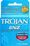 Trojan Enz Spermicidal (Blue) (500215) 3 Pk / 6 Ct