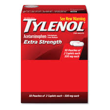 TYLENOL EX STRENGTH 2 PK / 50 CT