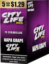 City Life 5F1.29 5Pk/ 15Ct Napa Grape