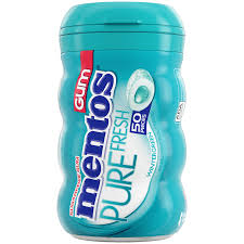 Mentos Pure Fresh Gum Wintergreen 50 Pk /4 Ct