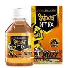 Stinger Detox 8Oz /1Ct Peach Lemonade