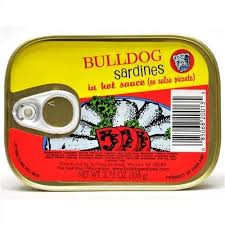 BULLDOG SARDINES IN HOTS 3.75 OZ / 1 CT