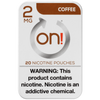 On! Pouches 5 Ct 2Mg Coffee