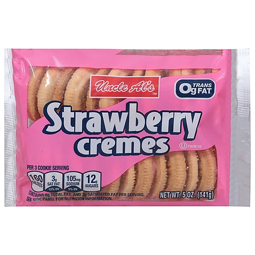 Uncle Als Strawberry Cremes 5 Oz / 1 Ct