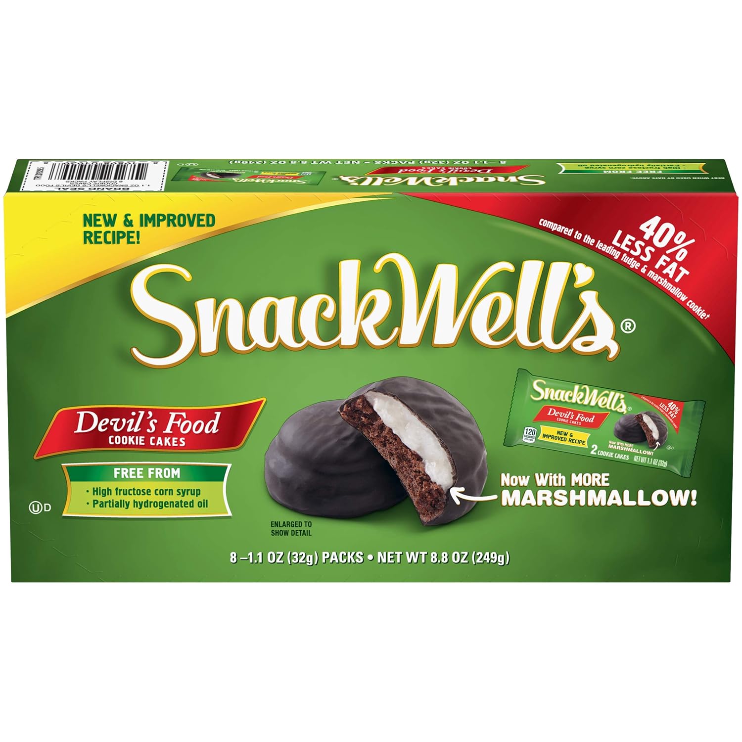 Snackwell'S Devil'S Food 1.1 Oz / 8 Ct