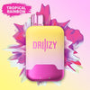 DRIIIZY Smoke X2 Dual Tank Rechargeable Disposable | 15000 Puffs | 5% Nicotine | 10 Count Display