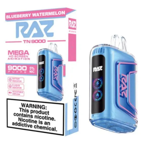 RAZ TN9000 9000 Puffs Disposable Blueberry Watermelon