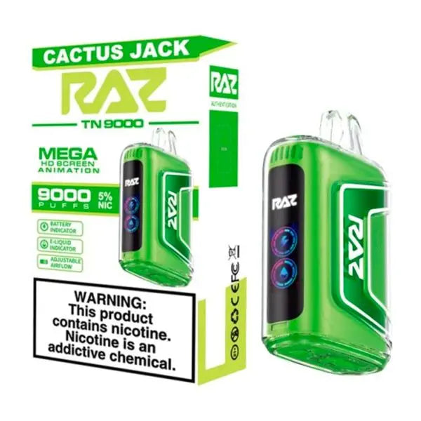 RAZ TN9000 9000 Puffs Disposable Cactus Jack