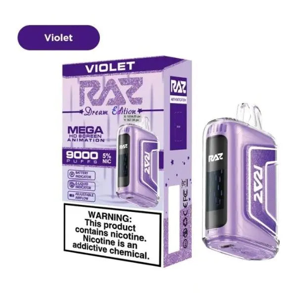 RAZ TN9000 9000 Puffs Disposable Violet