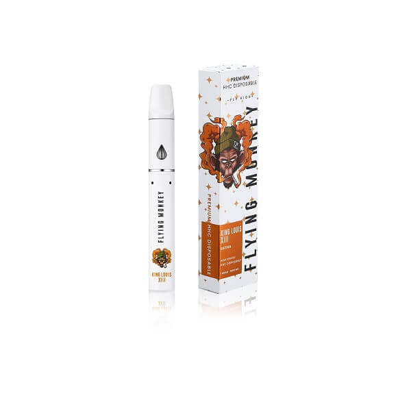 Flying Monkey HHC Disposable | 1 Gram | 8 Count Display | King Louis XIII