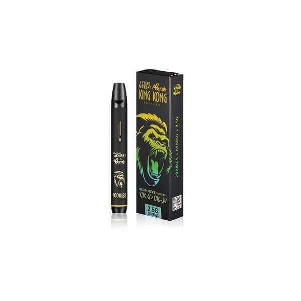 Flying Monkey X Crumbs King Kong D8 D10 THCH JD Disposable | 2.5 Gram | 8 Count Display | Zookies