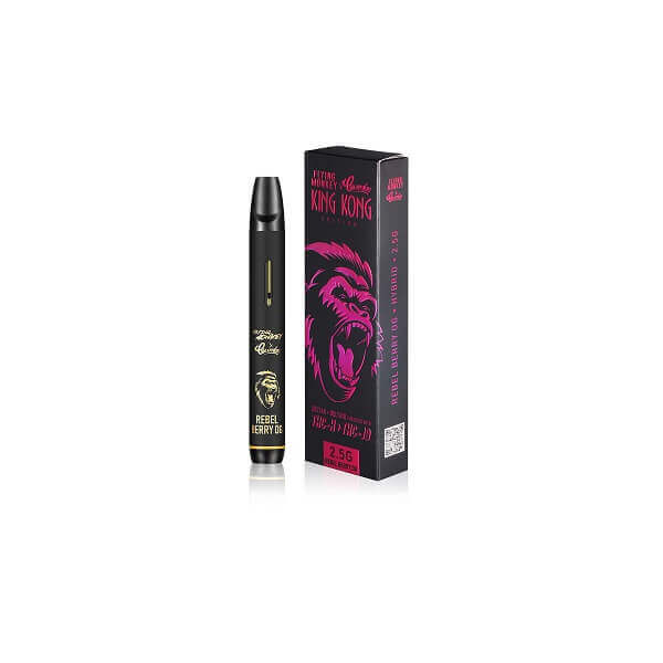 Flying Monkey X Crumbs King Kong D8 D10 THCH JD Disposable | 2.5 Gram | 8 Count Display | Rebel Berry OG