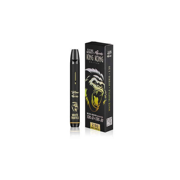 Flying Monkey X Crumbs King Kong D8 D10 THCH JD Disposable | 2.5 Gram | 8 Count Display | White Truffle