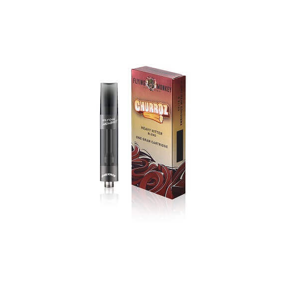 Flying Monkey Heavy Hitter Blend D8 Enriched with THC-P Cartridge | 940mg | 8 Count Display | Churroz