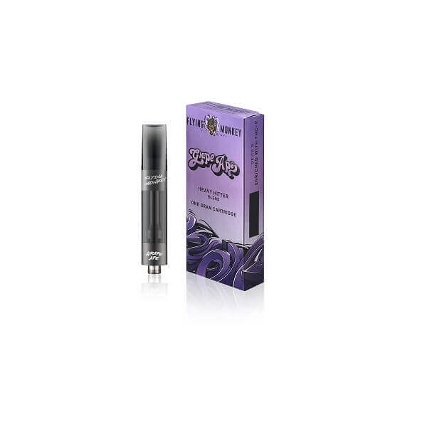 Flying Monkey Heavy Hitter Blend D8 Enriched with THC-P Cartridge | 940mg | 8 Count Display | Grape Ape