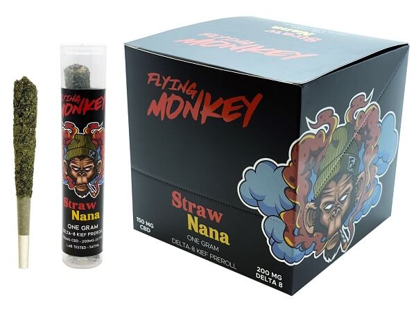 Flying Monkey Pre-Roll | 1 Gram | 9 Count Display | StrawNana