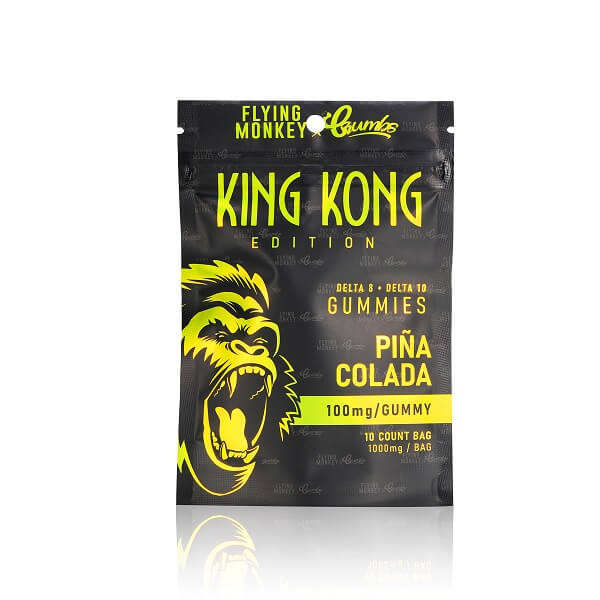 FM X Crumbs King Kong D8+D10 Gummies | 1000mg | 10 Pack | 10 Count Display