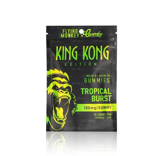 FM X Crumbs King Kong D8+D10 Gummies | 1000mg | 10 Pack | 10 Count Display