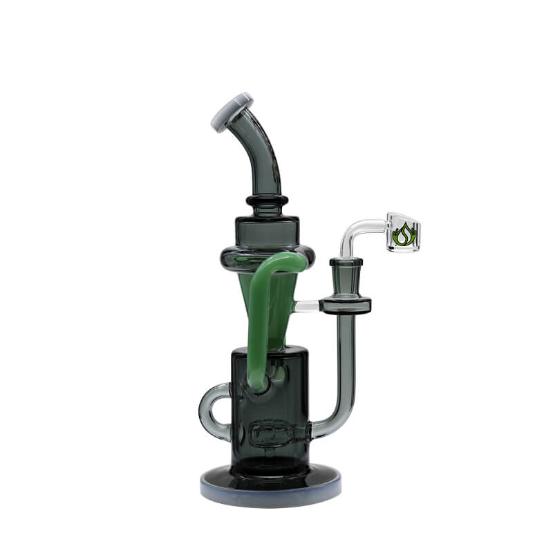 Social TALISMAN Conical Recycler Rig Waterpipe (A7-13) | 10 inch | Assorted Colors