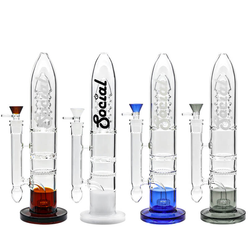 Social MORPHLING Rocket Waterpipe (A7-01) | 12 inch | Assorted Colors