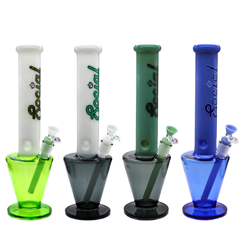 Social SLAYER Slyme Dual Colored Cone Waterpipe (A7-04/05) | 16 inch | Assorted Colors