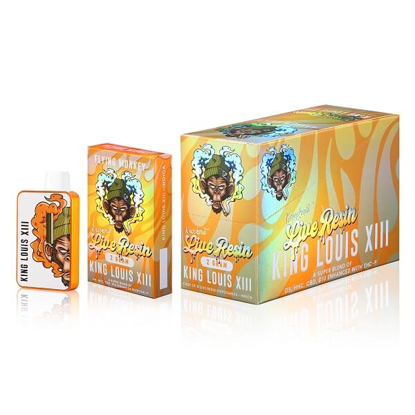 Flying Monkey Knockout Superblend LIVE RESIN 2.0 Disposable | 2 Gram | 8 Count Display