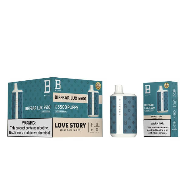 Biffbar Lux Disposable | 5500 Puffs | 10 Count Display | Love Story