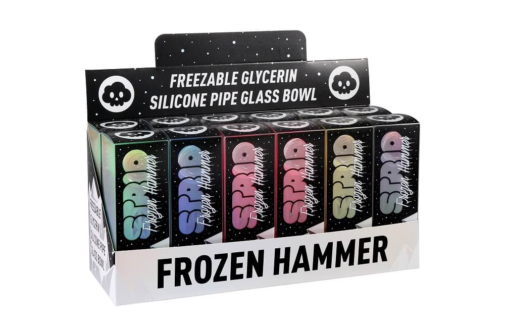 Strio Frozen Hammer Hand Pipe | 12 Count Display