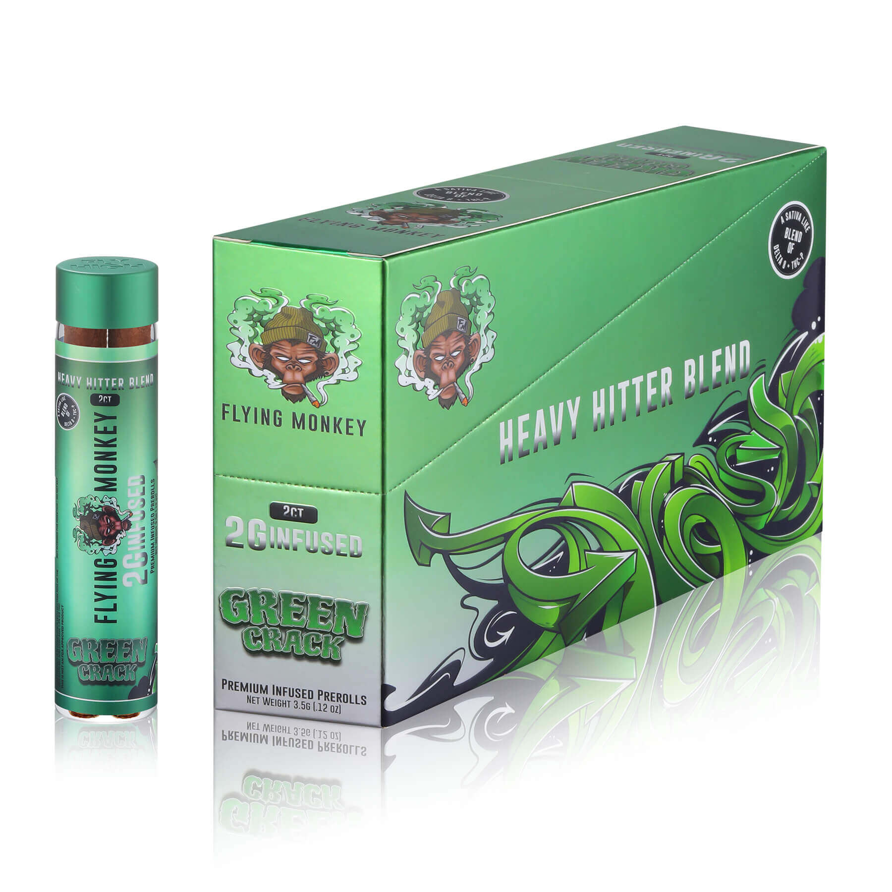 Flying Monkey Heavy Hitter 2G Keif Blunts | 2 Pack | 6 Count Display