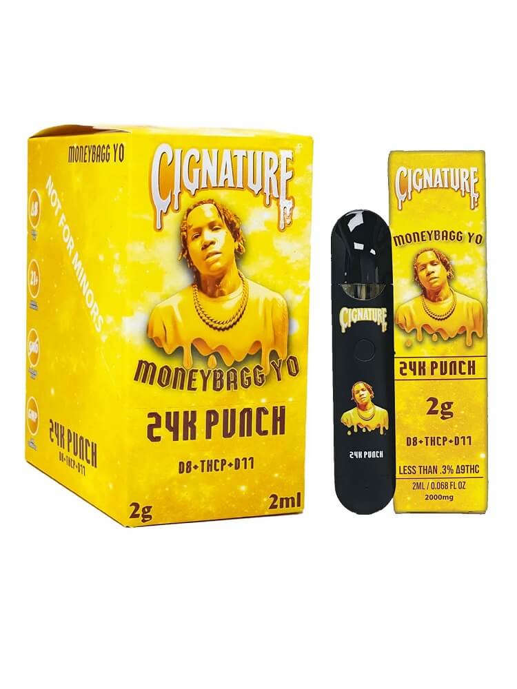 Cignature THC-P+D11+D8 Disposables | 2ml | 5 Pack | 10 Count Display