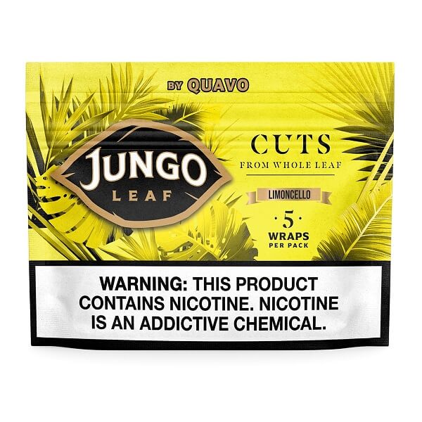 Jungo Leaf Cuts Wraps | 5 Pack | 10 Count Display | Limencello