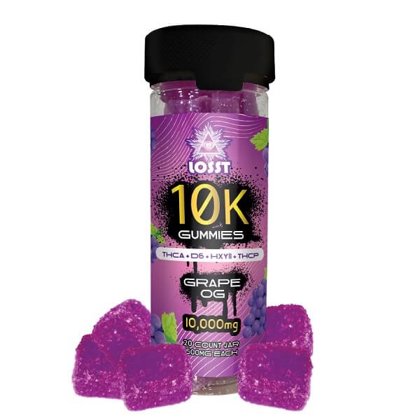 Losst 10K Gummies | 10,000mg | 20 Count Jar