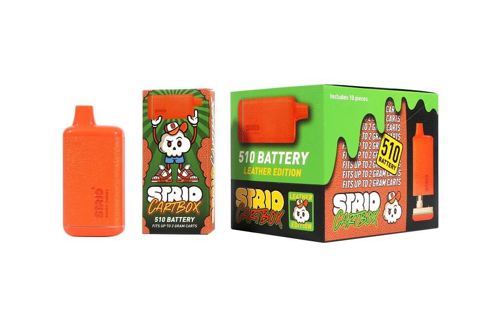 Strio Cartbox 510 Battery Mod | 10 Count Display (Leather Edition) 