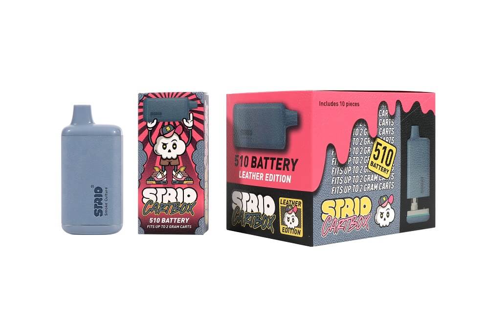 Strio Cartbox 510 Battery Mod | 10 Count Display (Leather Edition) 