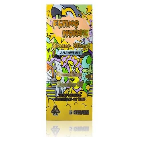 Flying Horse Stoner Blend 2 in 1 Disposable | 5 Gram | 6 Count Display | Banana Runtz + Skywalker OG