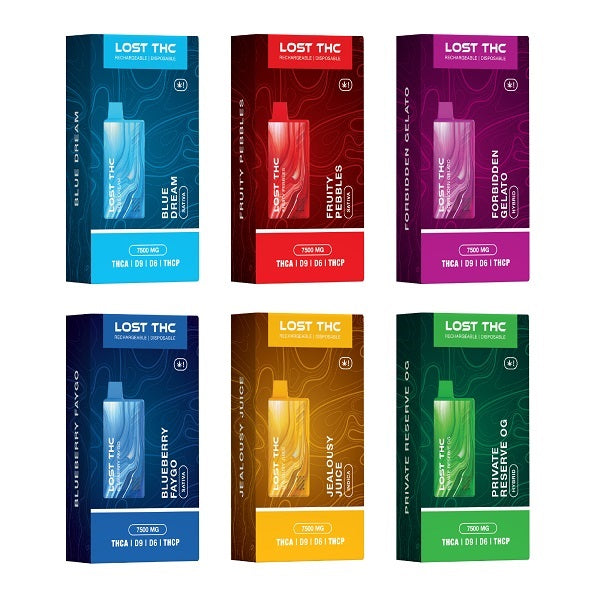 Losst THC Disposable | THC-A + THCP | 7500mg | 5 Count Display