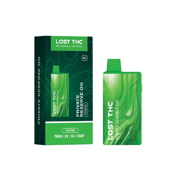 Losst THC Disposable | THC-A + THCP | 7500mg | 5 Count Display