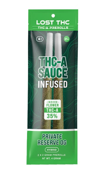 Losst THCA Sauce Pre-rolls | 2 x 2 Gram | 10 Count Display