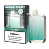 Space Mary SM8000 Rechargeable Disposable | 8000 Puffs | 5% Nicotine | 10 Count Display | Cali Mint